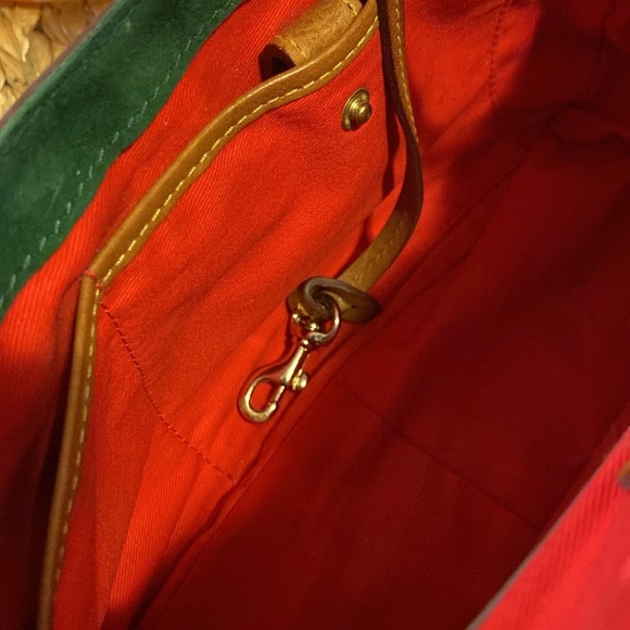 Dooney and Bourke Florentine genuine leather full flap saddle bag - Picture 14 of 16